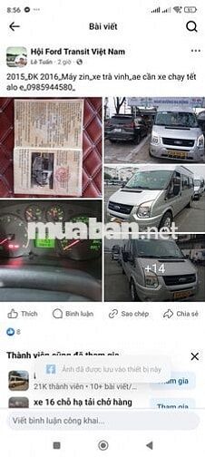 Ford Transit 2015  Chính Chủ