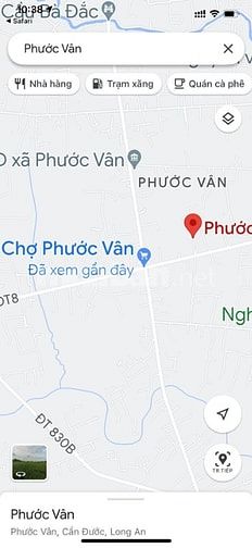 Bán đất thổ cư xây nhà ở,biệt thự gần chợ Phước Vân Long An giáp HCM