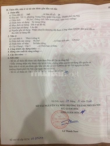 Cần bán nhà mặt phố Tú Mỡ, Trung Hòa, Cầu Giấy
