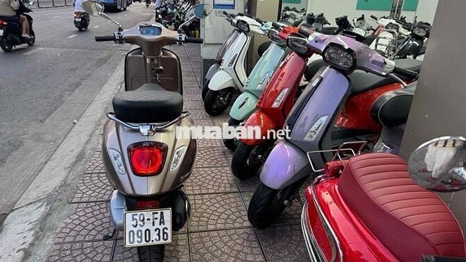 Vespa TFT Nâu Đồng Tháng 11/2024 Chính Chủ