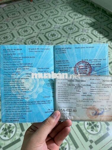 Daewoo Matiz 2003 máy số chất.
