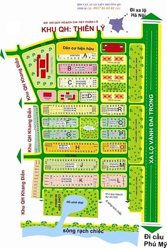 Bán đất dự án Thiên Lý quận 9 dt 140m giá 66tr/m2; góc 149m giá 82tr/m