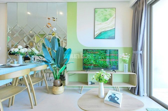 Bán gấp CH mới 1ty6(56m2-2PN) ngay ray xe lửa Gò Vấp,sổ hồng,full NT