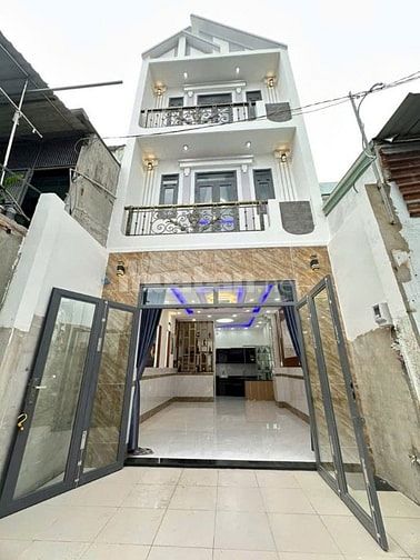 bán nhà Hiệp Thành quận 12 3pn, đúc 3 tấm dt 4.5x13 sổ riêng giá 4.780