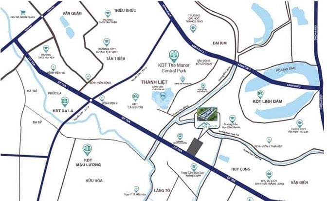 Chính chủ nhượng suất liền kề Palmy Biztown - HDB Thanh Trì – 75m²