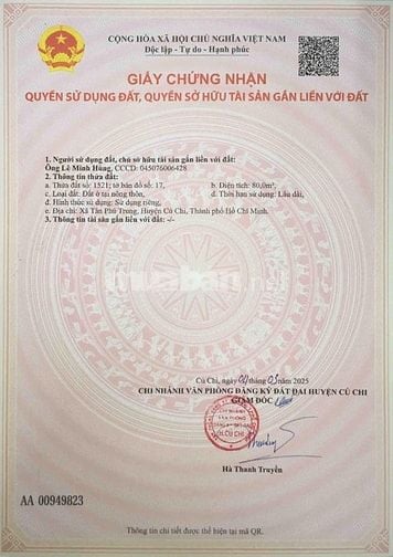 khu đất nền full thổ cư,gần bệnh viện xuyên Á,có sổ sẵn 