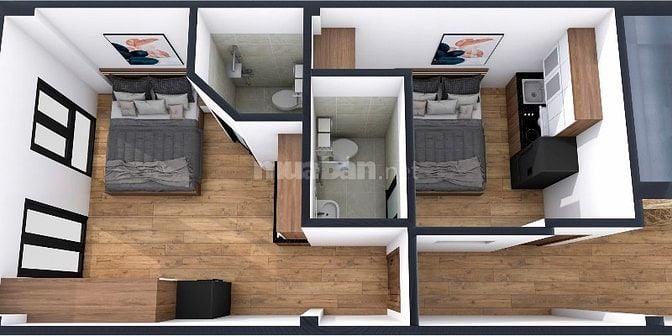 Bán tòa nhà căn hộ dịch vụ ngõ 185 chùa láng 28 phòng mới xây 