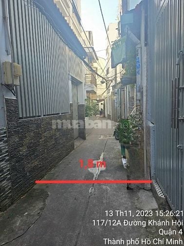 Bán nhà 67m2-6,1 tỷ, phù hợp xây mới, ngay Khánh Hội, Quận 4, TP.HCM
