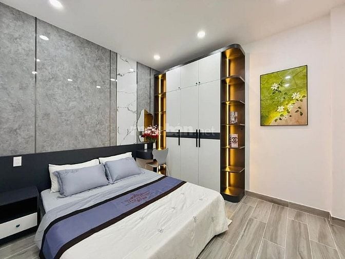 Bán nhà trệt 3 lầu Full nội thất gần TH Võ Thị Sáu 