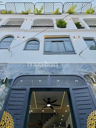 Bán nhà trệt 3 lầu Full nội thất gần TH Võ Thị Sáu 