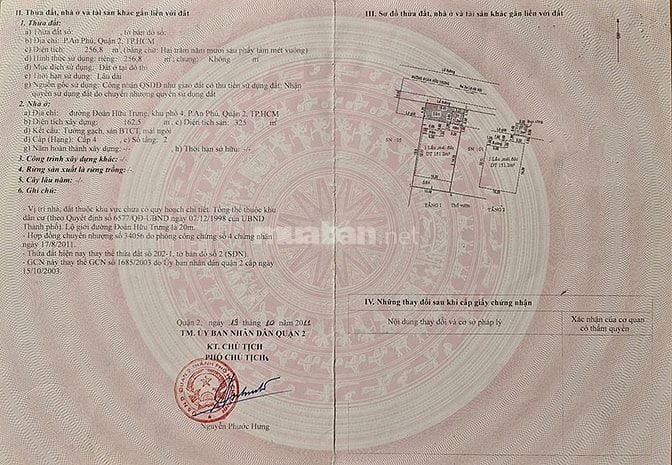 Cho thuê nhà An Phú, mặt tiền Đoàn Hữu Trưng, sau lưng The Vista
