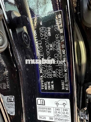 Toyota Camry 2021 2.0G - đen BH HÃNG XE HÃNG