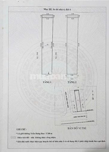 🌷 🌷 🌷 BÁN NHÀ MẶT TIỀN : 292 TRẦN HƯNG ĐẠO - P. 11 - Q. 5 - TPHCM