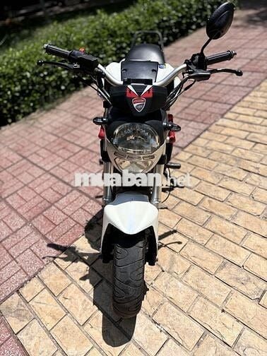❤🌈🤩Moto Mini Ducati 110cc,màu trắng  siêu VIP