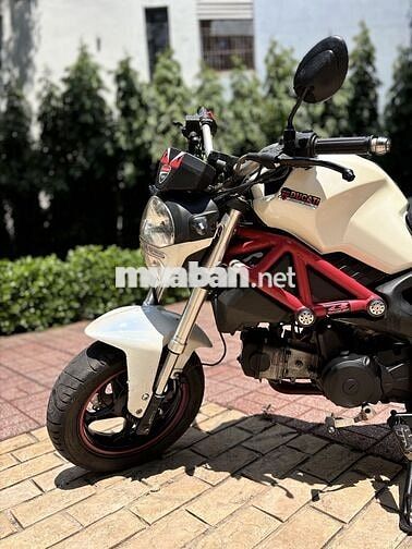 ❤🌈🤩Moto Mini Ducati 110cc,màu trắng  siêu VIP