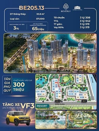 “Căn hộ Studio The Beverly – Lựa chọn thông minh cho nhà đầu tư thời đ