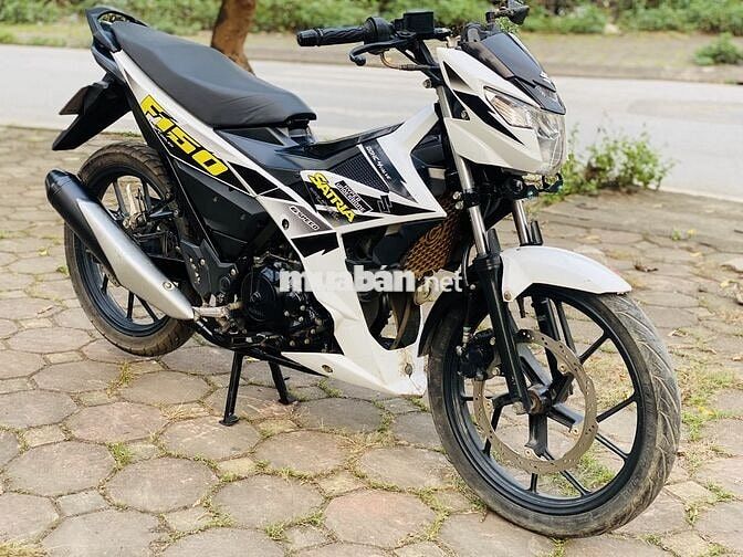 SUZUKI SATRIA 150FI TRẮNG ZIN MÁY CHẤT ĐẸP 9 CHỦ