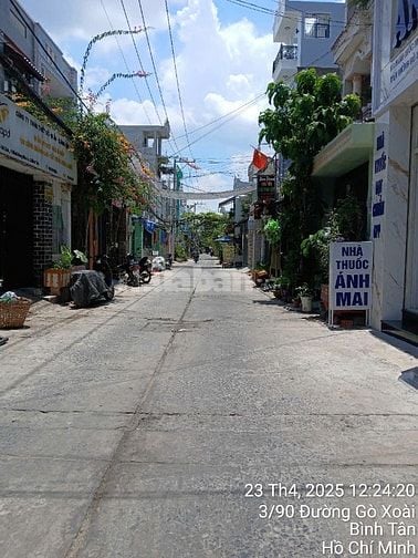 Nhà hẻm thông 8m Gò Xoài 4m x 14m, 1 lầu đúc.