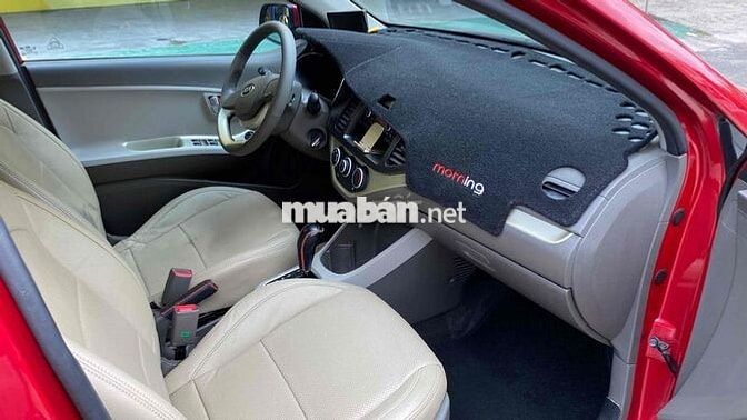 Kia Morning Deluxe màu đỏ -Xe Gia Đình Giá Rẻ