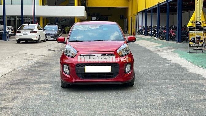 Kia Morning Deluxe màu đỏ -Xe Gia Đình Giá Rẻ