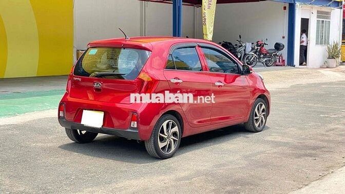 Kia Morning Deluxe màu đỏ -Xe Gia Đình Giá Rẻ