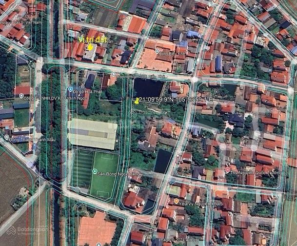 Bán đất tặng nhà mới xây trục chính làng