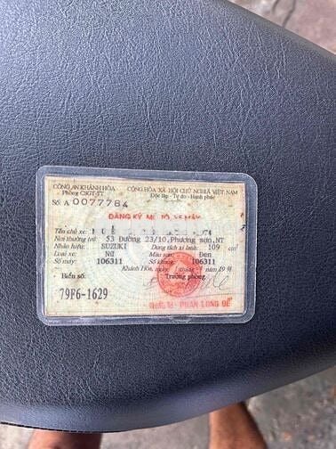 Satria 2006 full zin mới 99% giấy zin công an cấp