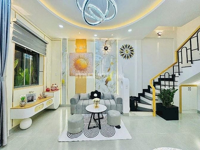 Giảm giá mạnh, bán gấp nhà Nguyễn Sỹ Sách – 1 trệt 2 lầu ST, sổ hồng r
