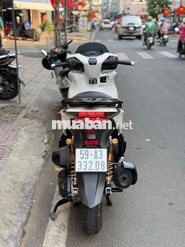 SH350 2021 Máy Thái - Trắng Đen Sporty