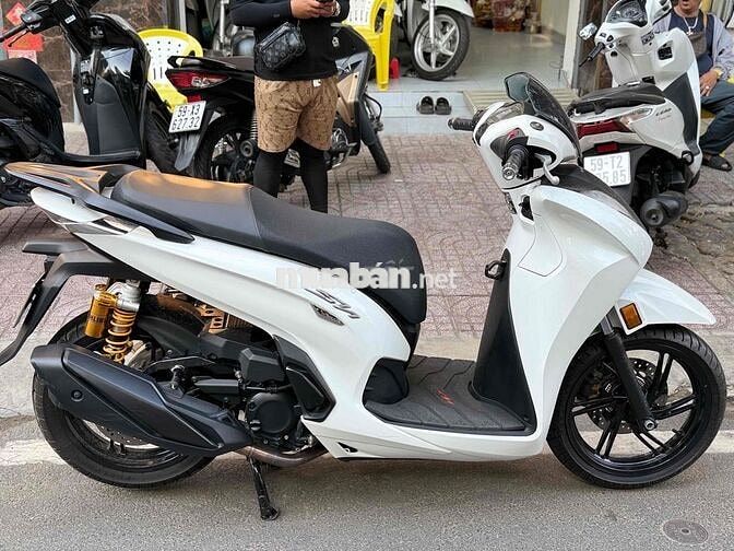 SH350 2021 Máy Thái - Trắng Đen Sporty