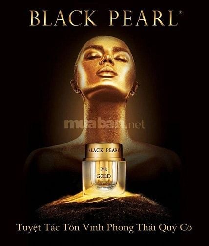 Siêu phẩm tinh chất VÀNG dưỡng da trắng mịn BLACK PEARL G24K