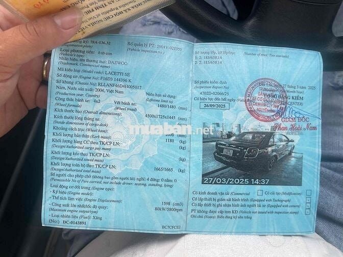 Daewoo Lacetti 2005 EX 1.6 MT