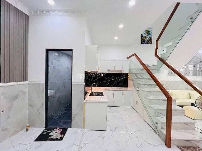 Nhà mới 5x12m Huỳnh Tấn Phát gần cầu Phú Xuân Q7 
