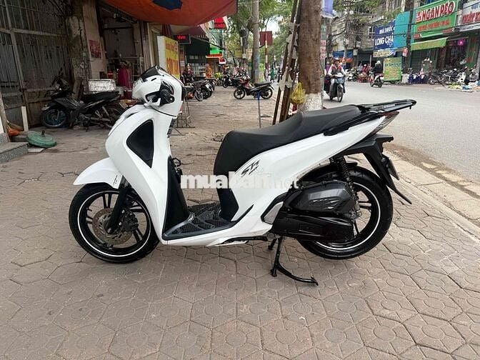 Sh 125 ABS 2017 trắng đen sporty biển B2