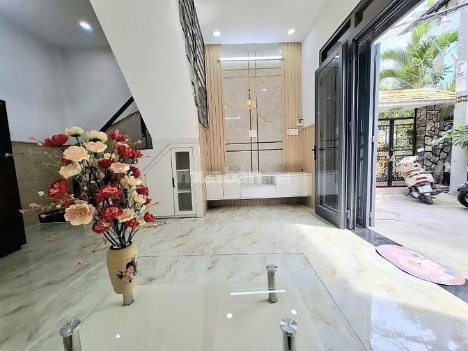Nhà 3 tầng sổ hồng 1,85 tỷ Huỳnh Tấn Phát gần Cầu Phú Xuân Q7 