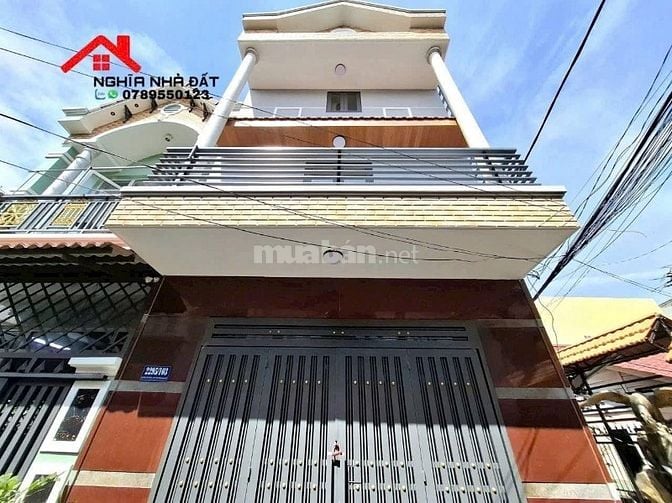 Nhà 3 tầng sổ hồng 1,85 tỷ Huỳnh Tấn Phát gần Cầu Phú Xuân Q7 