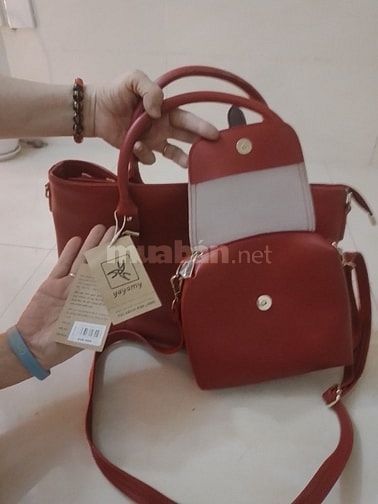 Bán 1 Giỏ to kèm 1 túi đi làm đi tiệc 
