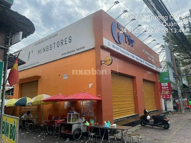 Cho Thuê mặt tiền Trường Chinh - góc 2 mặt tiền
