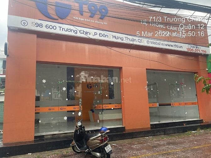 Cho Thuê mặt tiền Trường Chinh - góc 2 mặt tiền