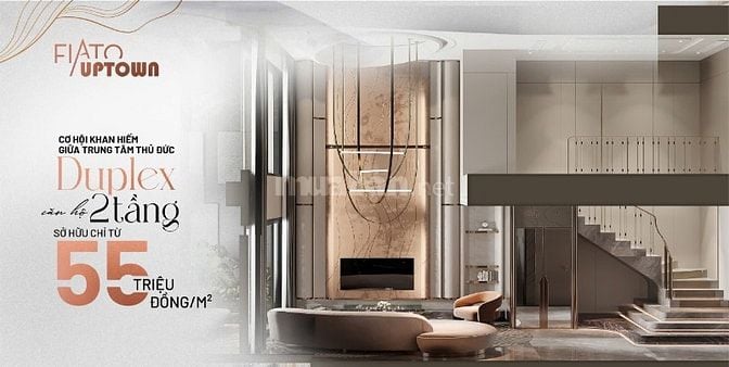 Căn hộ Duplex (C.12a.13) 3PN, 3WC, 147,25m2 tại Fiato Uptown, Tam Phú,