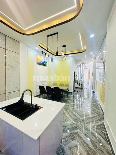 GIẢM 500TR NHÀ MẶT TIỀN THẠNH XUÂN Q12 76M2 4 LẦU 4 PN NHỈNH 7 TỶ