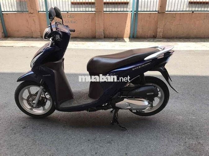 Honda Vision 110 Fi xanh nâu tháng 11 năm 2016