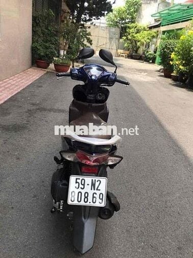 Honda Vision 110 Fi xanh nâu tháng 11 năm 2016