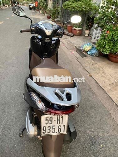 Honda LEAD 125 Fi xanh Nâu Mitkay cuối 2019 bstp