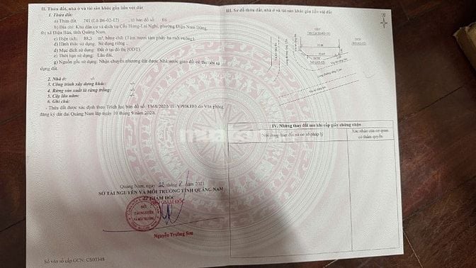Chính chủ bán 2 lô đất vị trí đẹp tiềm năng cao Điện Bàn, Quảng Nam