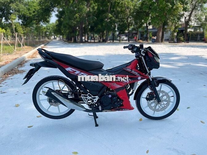 Satria F150 2019 đỏ đen, xe đẹp máy êm chính chủ