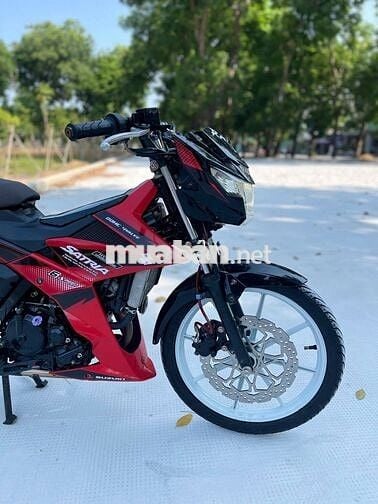 Satria F150 2019 đỏ đen, xe đẹp máy êm chính chủ