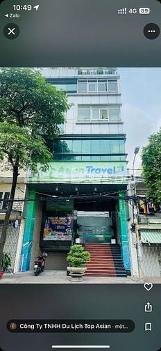 Cc cho Thuê Toà VP A75/48 Bạch Đằng 8 x 15m Hầm 6 Lầu giá 95tr có hhmg