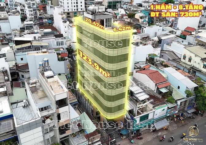 Bán tòa nhà góc 2 mặt tiền đường Lê Quang Định, Phường 14, Bình Thạnh