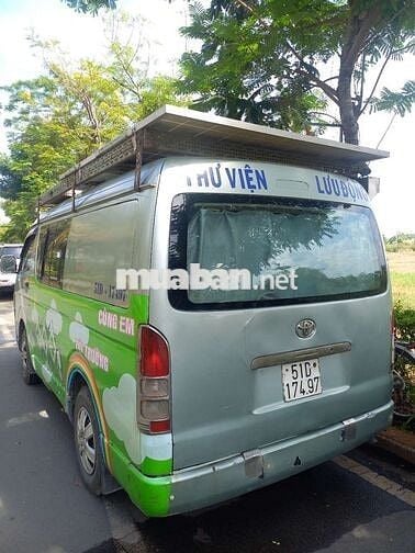 BÁN XE VAN TOYOTA HIACE 2008 DẦU ĐỘ LÊN CAMPING